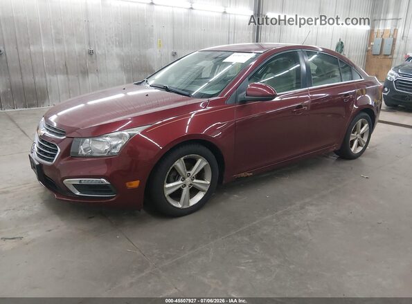 1G1PF5SB2G7120076 2016 CHEVROLET CRUZE Красный Передняя левая четверть