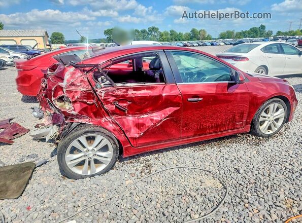 1G1PG5SB2G7177326 2016 CHEVROLET CRUZE Red Trasero derecho