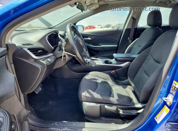 1G1RA6S51HU210698 2017 CHEVROLET VOLT Blue წინა სალონის ხედი
