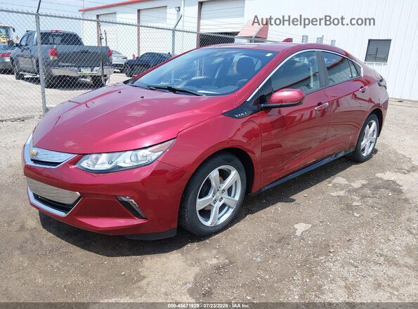 1G1RA6S58JU153826 2018 CHEVROLET VOLT Red წინა მარცხენა ხედი სამი მეოთხედიდან