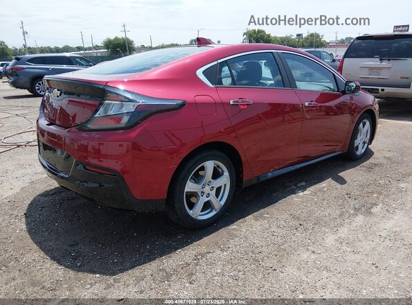 1G1RA6S58JU153826 2018 CHEVROLET VOLT Red უკანა მარჯვენა
