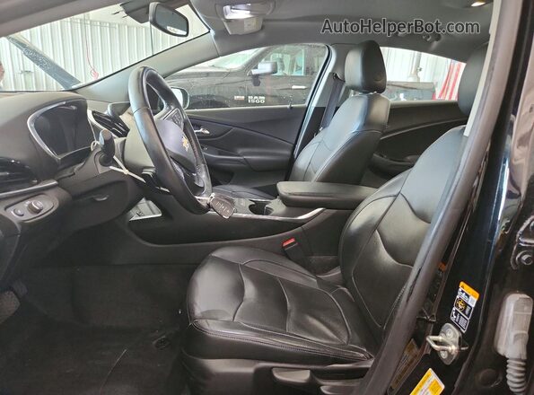 1G1RB6S59HU192545 2017 CHEVROLET VOLT Черный Вид салона спереди