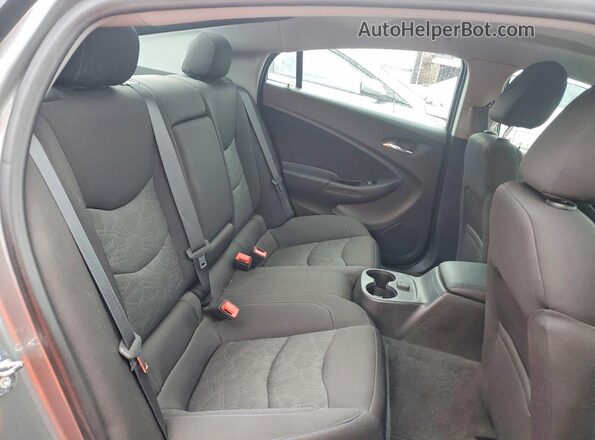 1G1RC6S53JU136135 2018 CHEVROLET VOLT Gray Widok tylnych siedzeń