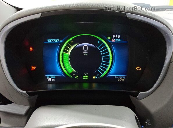 1G1RC6S55GU134833 2016 CHEVROLET VOLT Silver Vista del cuadro de instrumentos