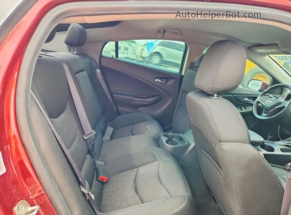 1G1RC6S56HU110249 2017 CHEVROLET VOLT Red Widok wnętrza z tyłu