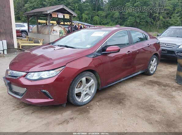 1G1RC6S57GU137989 2016 CHEVROLET VOLT Maroon წინა მარცხენა ხედი სამი მეოთხედიდან