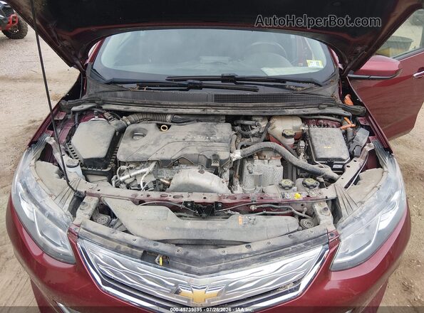 1G1RC6S57GU137989 2016 CHEVROLET VOLT Maroon უკანა ხედი
