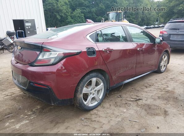 1G1RC6S57GU137989 2016 CHEVROLET VOLT Maroon უკანა მარჯვენა