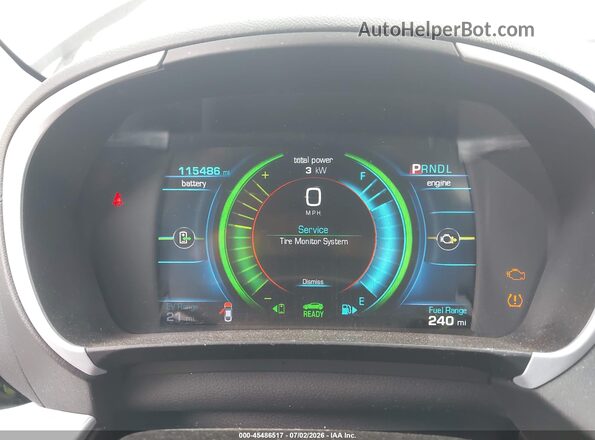 1G1RC6S57HU106954 2017 CHEVROLET VOLT Черный Вид задних сидений