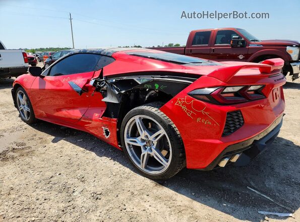 1G1Y62D43L5107182 2020 CHEVROLET CORVETTE Red Задня ліва чверть