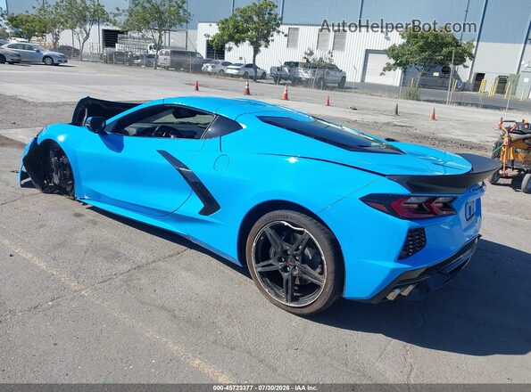 1G1Y62D46L5117527 2020 CHEVROLET CORVETTE Blue Rear left