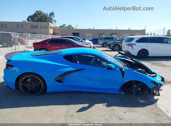 1G1Y62D46L5117527 2020 CHEVROLET CORVETTE Blue 360 interior view