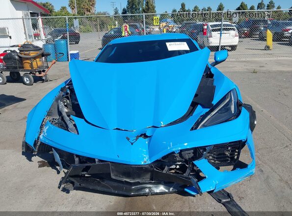 1G1Y62D46L5117527 2020 CHEVROLET CORVETTE Blue Rear interior view