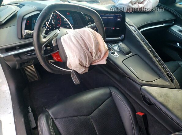 1G1Y72D49L5000490 2020 CHEVROLET CORVETTE White Вид панелі приладів