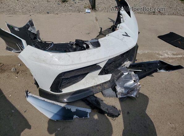 1G1Y72D49L5000490 2020 CHEVROLET CORVETTE White Вид підкапотного простору