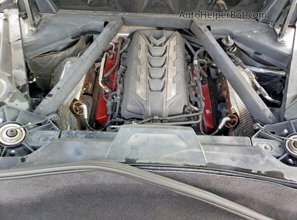 1G1Y72D49L5000490 2020 CHEVROLET CORVETTE White Вид задньої частини салону