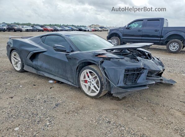1G1Y72D49L5111458 2020 CHEVROLET CORVETTE Black წინა მარჯვენა