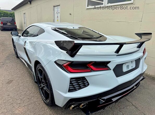 1G1Y82D44L5103930 2020 CHEVROLET CORVETTE White Trasero izquierdo