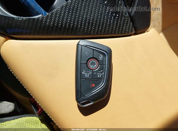 1G1Y82D45L5114578 2020 CHEVROLET CORVETTE Оранжевый Вид панели приборов