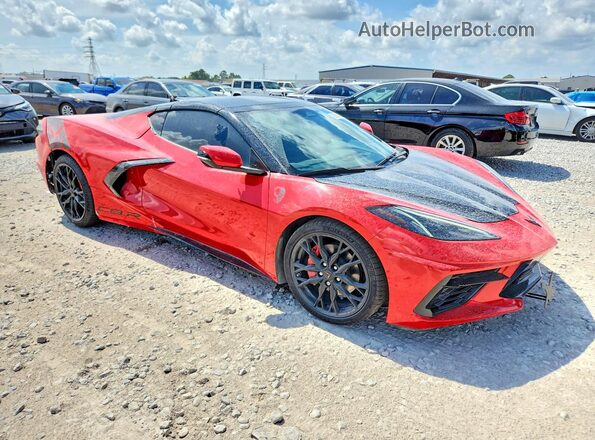 1G1YA2D40R5116347 2024 CHEVROLET CORVETTE Red Передня права чверть
