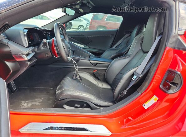 1G1YA2D40R5116347 2024 CHEVROLET CORVETTE Red Вид салону спереду