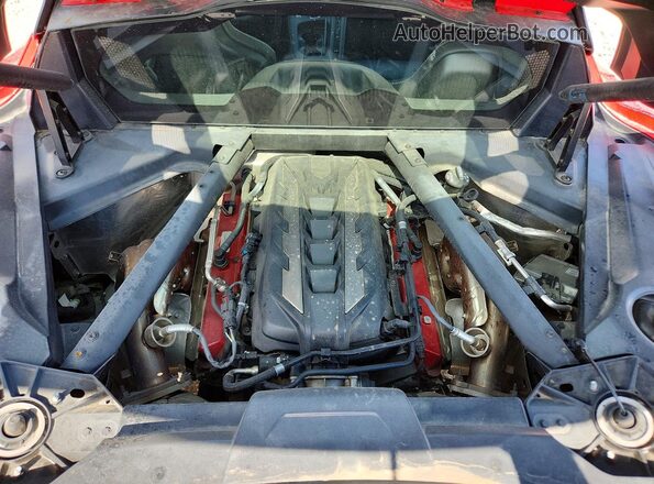 1G1YA2D40R5116347 2024 CHEVROLET CORVETTE Red Вид задньої частини салону