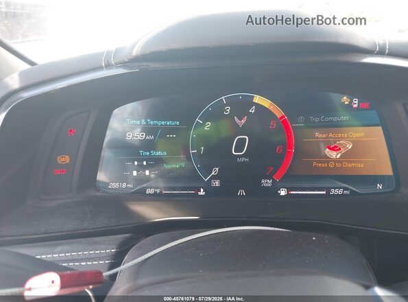 1G1YA2D41R5123968 2024 CHEVROLET CORVETTE White Widok tylnych siedzeń