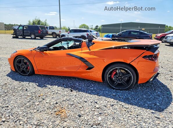 1G1YA2D42P5100860 2023 CHEVROLET CORVETTE Оранжевый Задняя левая четверть