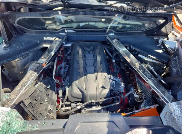 1G1YA2D42P5100860 2023 CHEVROLET CORVETTE Оранжевый Вид задней части салона