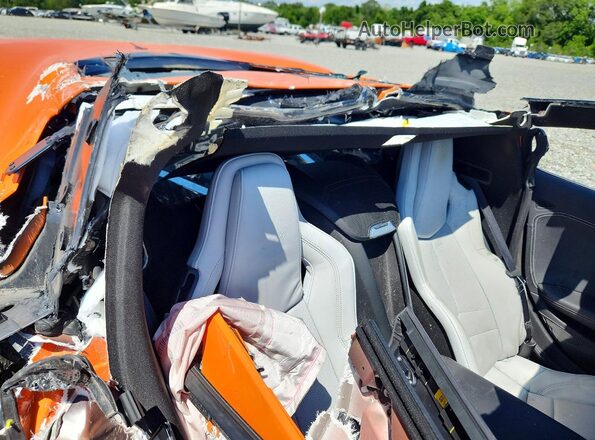 1G1YA2D42P5100860 2023 CHEVROLET CORVETTE Оранжевый Вид задних сидений