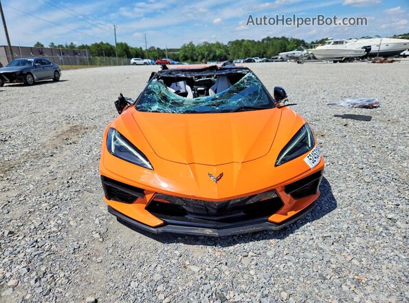 1G1YA2D42P5100860 2023 CHEVROLET CORVETTE Оранжевый Вид спереди