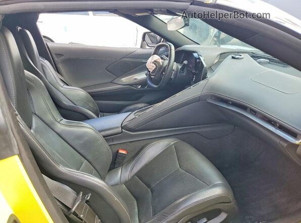 1G1YA2D43M5122152 2021 CHEVROLET CORVETTE Gray უკანა სავარძლების ხედი