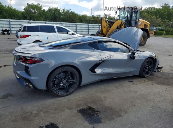 1G1YA2D43M5122152 2021 CHEVROLET CORVETTE Gray უკანა მარჯვენა