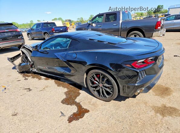 1G1YA2D43R5117525 2024 CHEVROLET CORVETTE Black Tył lewy