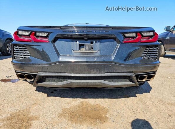 1G1YA2D43R5117525 2024 CHEVROLET CORVETTE Black Widok z tyłu