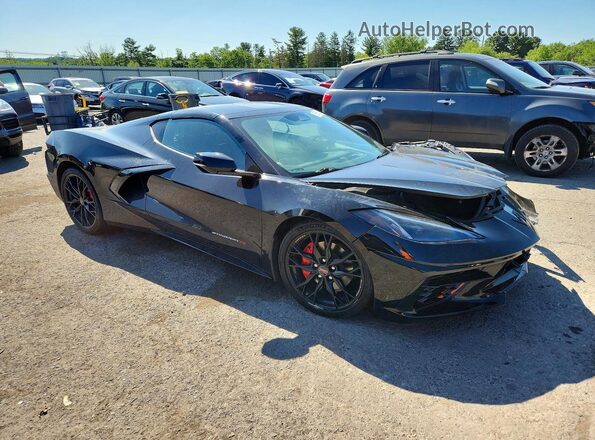 1G1YA2D43R5117525 2024 CHEVROLET CORVETTE Black Przód prawy