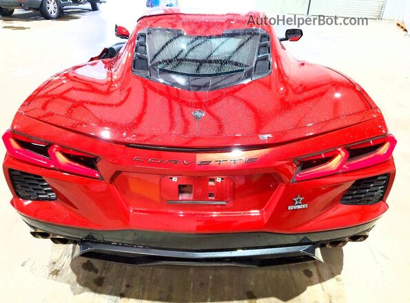1G1YA2D44P5123654 2023 CHEVROLET CORVETTE Red Հետևի նստատեղերի տեսք