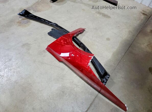 1G1YA2D44P5123654 2023 CHEVROLET CORVETTE Red Շարժիչի բաժամունքի տեսք