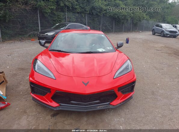 1G1YA2D46P5125065 2023 CHEVROLET CORVETTE Orange წინა პანელის ხედი
