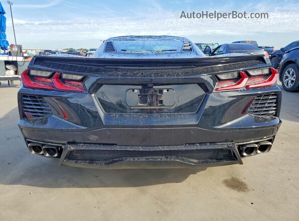 1G1YA2D47N5121815 2022 CHEVROLET CORVETTE Black Вид ззаду