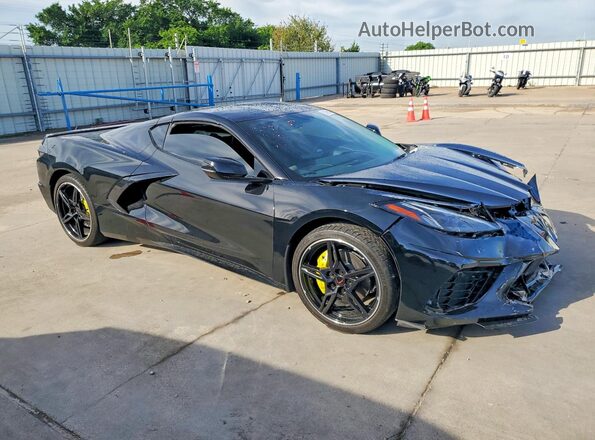 1G1YA2D47N5121815 2022 CHEVROLET CORVETTE Black Передня права чверть