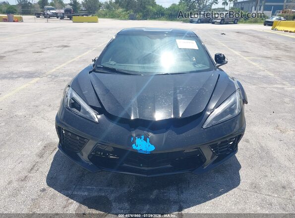 1G1YA2D49P5141745 2023 CHEVROLET CORVETTE Black Առջևի վահանակի տեսք