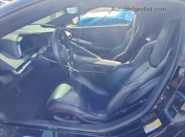1G1YA2D49S5105692 2025 CHEVROLET CORVETTE Черный Вид салона спереди