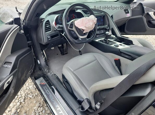 1G1YA2D79K5114399 2019 CHEVROLET CORVETTE Черный Вид панели приборов