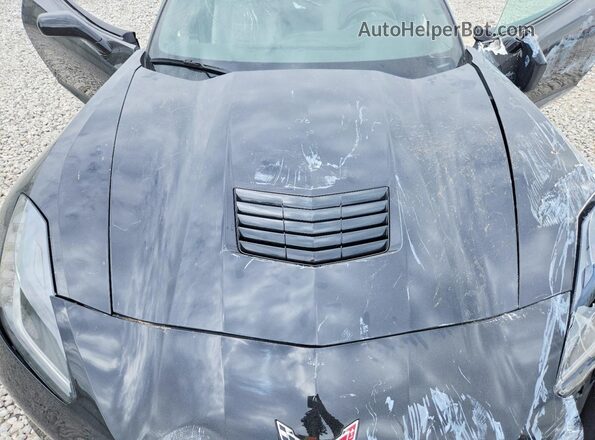 1G1YA2D79K5114399 2019 CHEVROLET CORVETTE Черный Вид задней части салона
