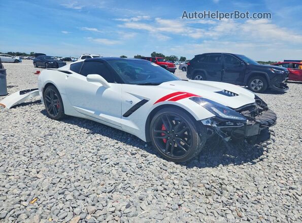 1G1YA2D7XK5109129 2019 CHEVROLET CORVETTE White Front right