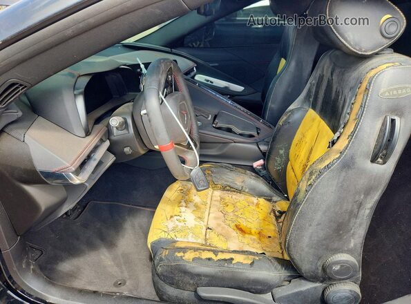 1G1YA3D49R5100508 2024 CHEVROLET CORVETTE Black Front interior view