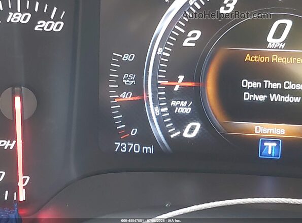 1G1YA3D73K5122990 2019 CHEVROLET CORVETTE Black Vista de los asientos traseros