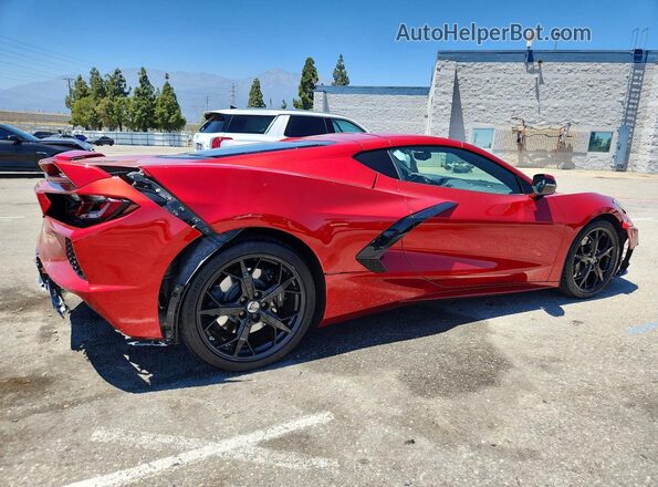 1G1YB2D43N5119833 2022 CHEVROLET CORVETTE Red Trasero derecho