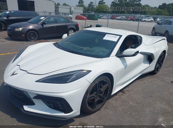 1G1YB2D44N5106573 2022 CHEVROLET CORVETTE White Front left